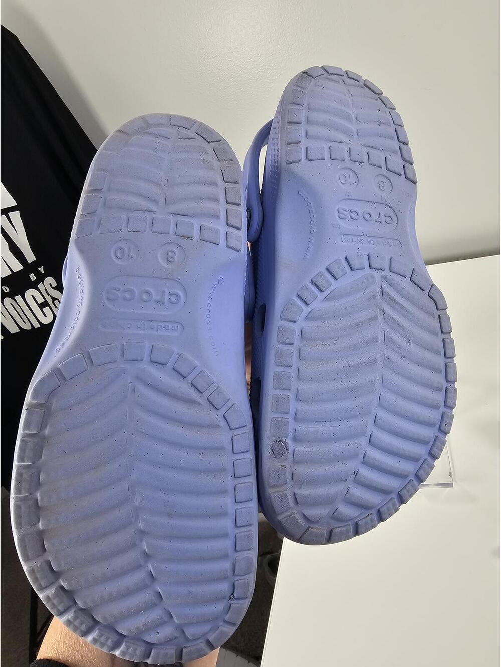 Crocs Lilac Classic Clog Slides - Picture 12 of 13